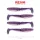 Reiva Zander Power Shad Purple Pearl 8cm Kunststoffköder 4 Stk.