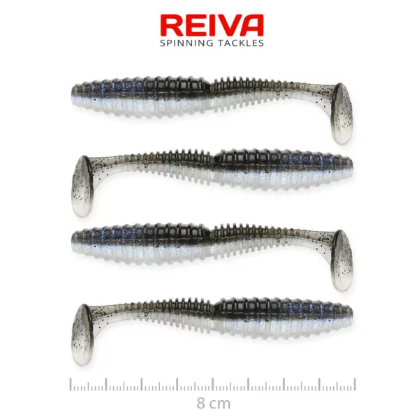 Reiva Zander Power Shad Magic Fish 8cm Kunststoffköder 4 Stk.