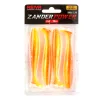 Reiva Zander Power Shad Glänzendes Orange 8cm Kunststoffköder 4 Stk.