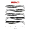Reiva Zander Power Shad 8cm 3,18gr 5 Stk/Pck (Silber Glitzer) Plastikköder