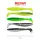 Reiva Zander Power Shad 8cm 3,18gr 5 Stk./Pack (5 Farben) Gummiköder
