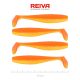 Reiva Flat Minnow Shad 10cm Shiny Orange Plastik-Köder 4 Stk.
