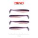 Reiva Flat Minnow Shad 7,5cm Purple Pearl Plastik-Köder 4 Stk.
