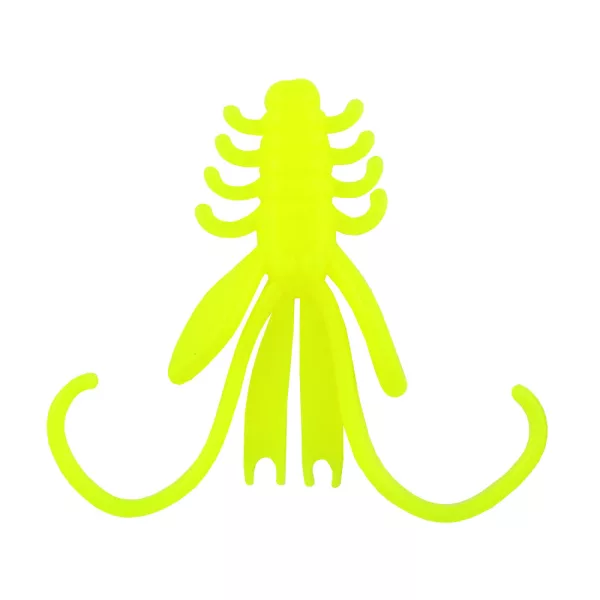 Reiva NYMPH 6cm 12 Stk./Pack Fluo Grün Gummiköder