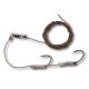 Climax Cult Catfish Rig Worm/Gudgeon 180cm 80kg 5/0 5/0 Welsmontage
