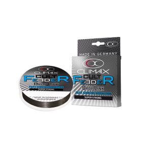   Climax Cult Feeder Fast Sinking Braid Droplink 10m 0,12mm 5,0kg Dark Grey Geflochtene Vorfachschnur