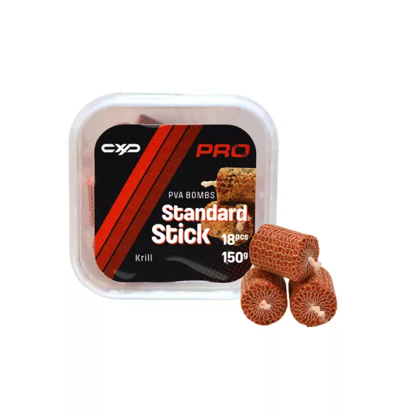 Carp Expert Pro Standard Bombs PVA Sticks Krill PVA Wurst 18db