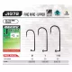 Decoy Pro Pack Jig72 Upper Fine Wire #1 Geöhrter Einzel-Jighaken mit Widerhaken 50 Stk.