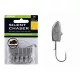 BKK Silent Chaser Microjig - Harpax Darting LRF 4#, 3.5g, 5 Stück/Packung Jigkopf
