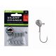 BKK Silent Chaser Microjig - Punch LRF 2#, 2.5g, 5 Stück/Packung Jigkopf