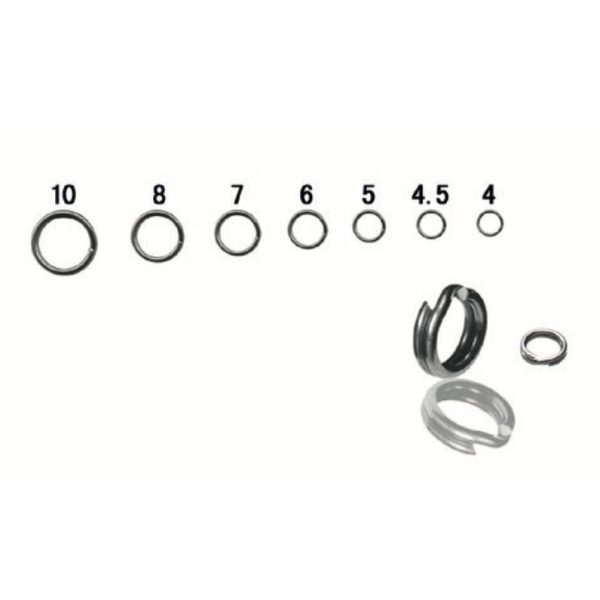 Sakura Split Ring 5 Kg - # 4,5 X 10 Befestigungsring