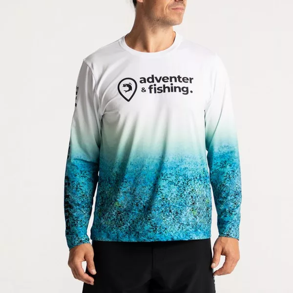 Adventer Fishing Bluefin Trevally Langarm UV-Shirt L