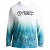 Adventer Fishing Kapuzen-UV-beständiges T-Shirt Bluefin Trevally XL