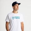Adventer Kurzarm White & Bluefin M T-Shirt