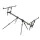Mikado Carp Fine LineThreeLiner 3-Ruten-Rod-Pod Rutenhalterständer