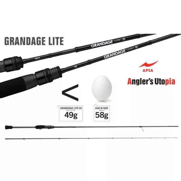 Apia Grandage Lite 64 1,93m 0,4-5gr 2-teilige Spinnrute