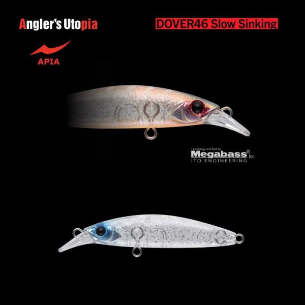 Apia Dover 46 Slow Sinking 46mm 2,3gr 01 Shirasu Ichiban Wobbler
