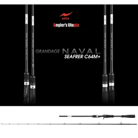   Apia Grandage Naval Seafarer C64M+ Cast 1,93m 10-42gr 2-teilige Spinnrute