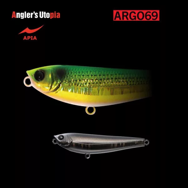 Apia Argo 69 8,5gr 69mm 07 Chitanic Black Wobbler