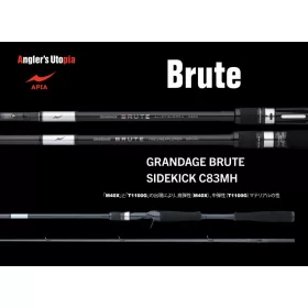   Apia Grandage Brute Sidekick C83MH Cast 2,51m 10-50gr 2-teilige Spinnrute