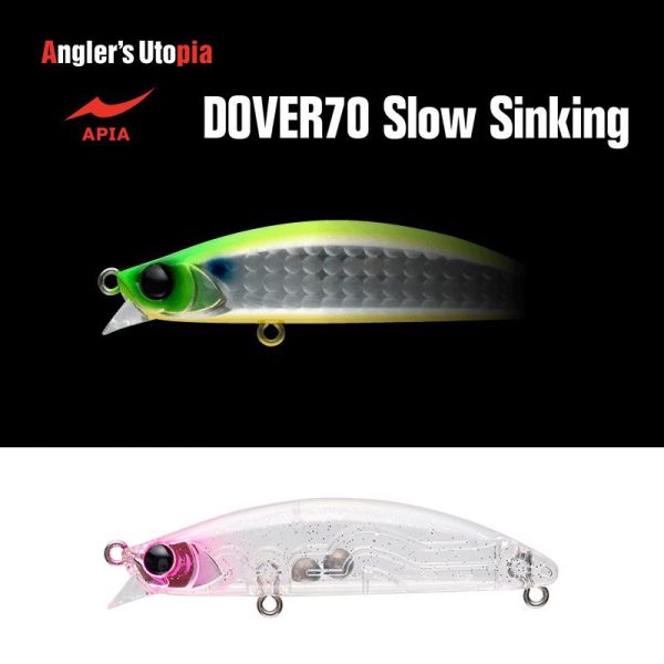 Apia Dover 70 Slow Sinking 70mm 10gr 08 Peach Clear Glitter Wobbler