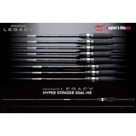   Apia Grandage Legacy Hyper Stynger S-56L-HS 1,67m 0,2-6gr 2-teilige Spinnrute