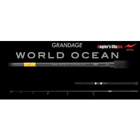   Apia Grandage World Ocean 7614MAX 2,29m Max 250gr 2-teilige Spinnrute
