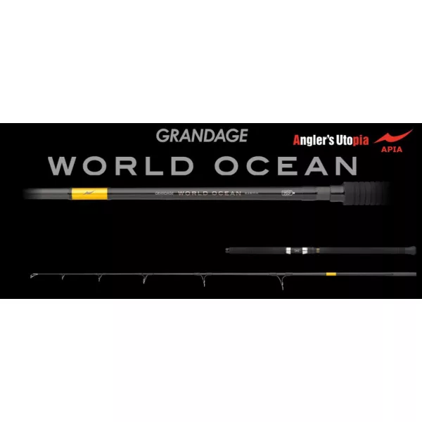 Apia Grandage World Ocean 7614MAX 2,29m Max 250gr 2-teilige Spinnrute