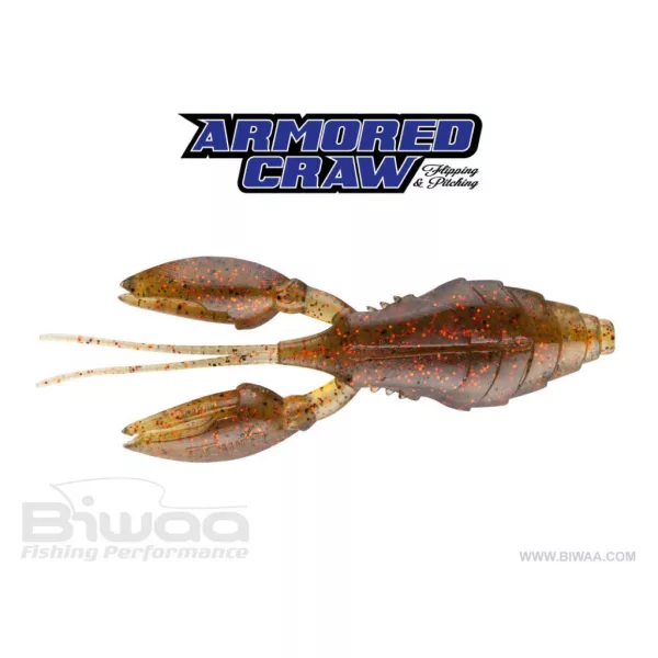 Biwaa Armored Craw 10cm 04 Watermelon Red Gummiköder 6 Stk.