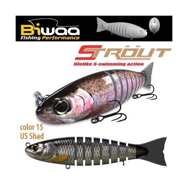 Biwaa Strout 14cm 29gr 15 US Shad Wobbler 1Stk