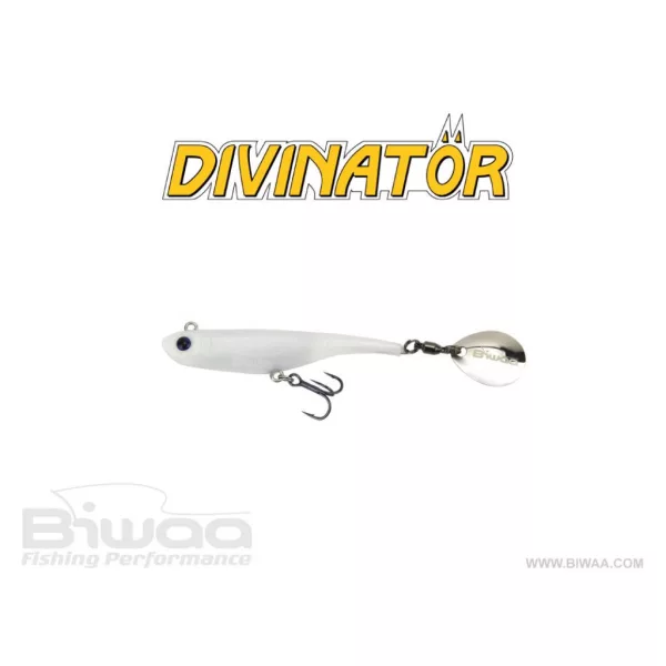 Biwaa Divinator Mini 9,5cm 9gr 02 Pearl White Spinnertail 1Stk.