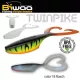 Biwaa Twinpike 15cm 24gr 18 Roach Gummifisch 3Stk