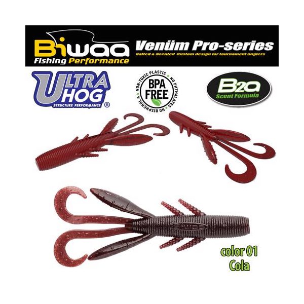 Biwaa Ultra Hog 10cm 01 Cola Gummiköder 8Stk