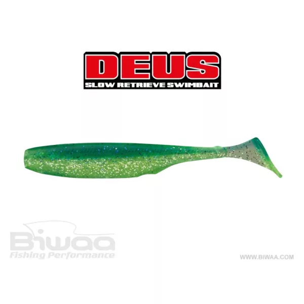 Biwaa Deus 7,5cm 307 Blue Back Chart Gummifisch 10 Stück