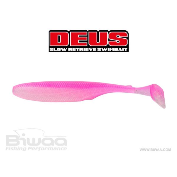 Biwaa Deus 10cm 323 Magenta Ice Gummifisch 7 Stk.