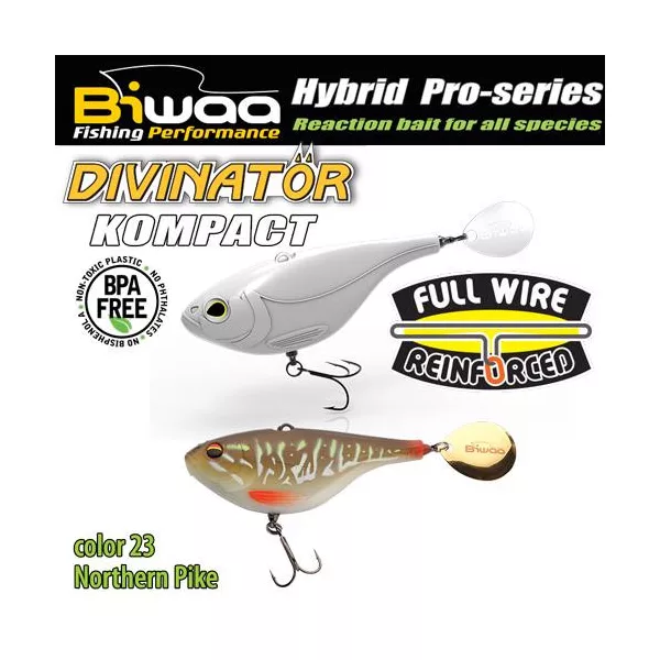 Biwaa Divinator Kompact 90 9cm 55gr 23 Northern Spinnertail 1db