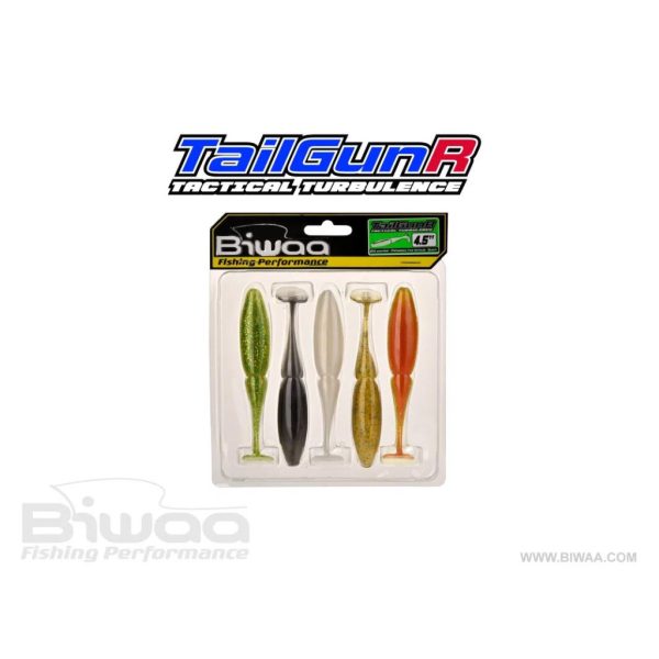 Biwaa Tailgunr 14cm Mix color Gummifisch 4 Stück
