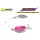 Biwaa Dogon Spinnerbait 3/4oz 21gr 06 Pink Ice-Silver Blades Spinnerbait 1Stk