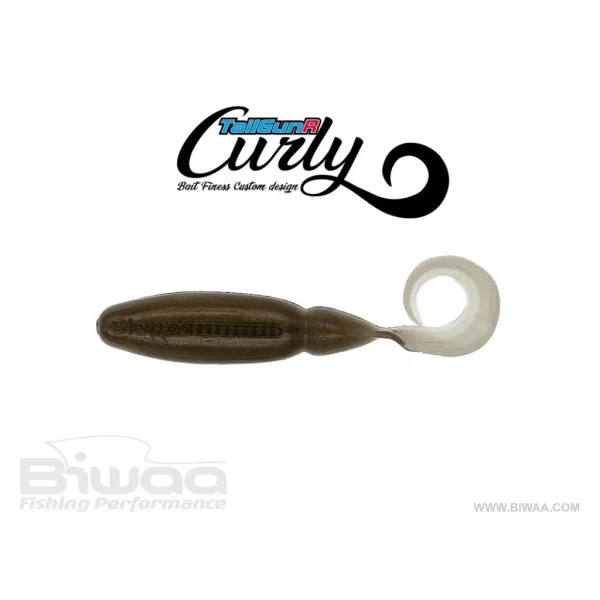 Biwaa Tailgunr Curly 6,3cm 203 Bronze Ayu Gummifisch 8Stk