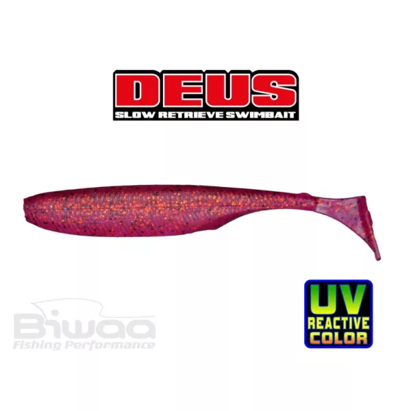 Biwaa Deus 13cm 208 Mag Ruby Gummifisch 5db