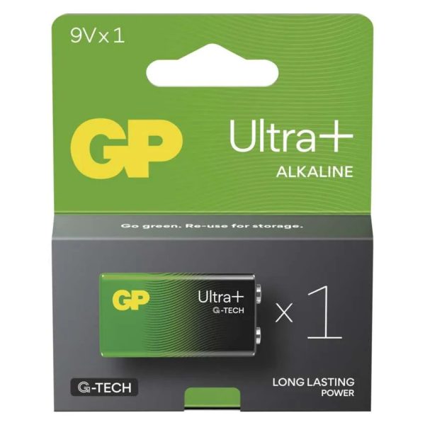 GP Alkalibatterie Ultra Plus 9V 1 Stk./Blister
