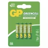 GP Greencell Batterie AAA 4 Stk./Blister