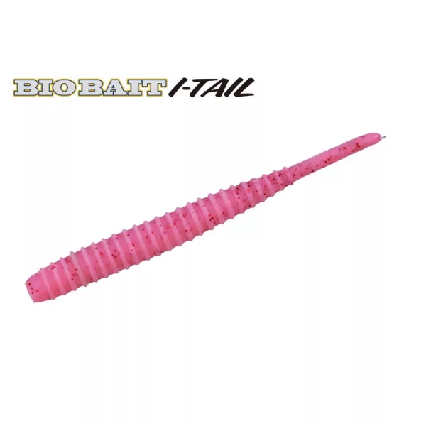 Major Craft BioBait I-Tail 4,5cm #004 Pink Plastikköder 8 Stk.