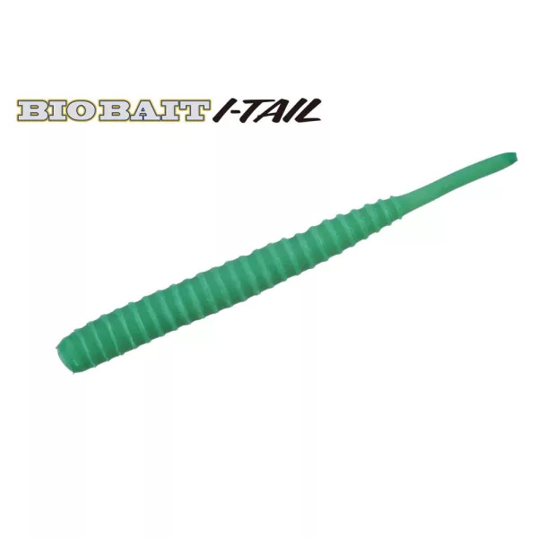 Major Craft BioBait I-Tail 4,5cm #007 Wanoku Green Plastikköder 8 Stk.
