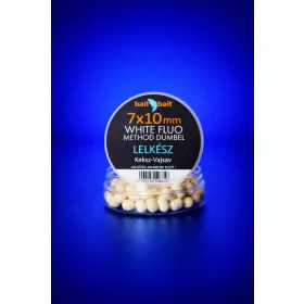   BaitBait Lelkész 7x10mm Fluo Method Dumbel White Wafter 20gr