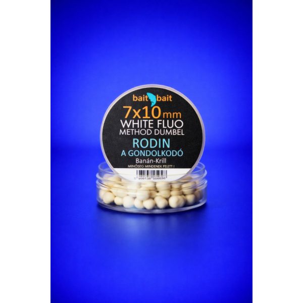 BaitBait Rodin 7x10mm Flou Method Dumbel White Wafter 20gr