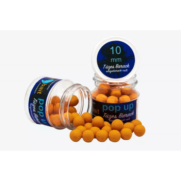 BaitBait Feurige Pfirsich Fluo Pop Up Boilie 10mm 20gr