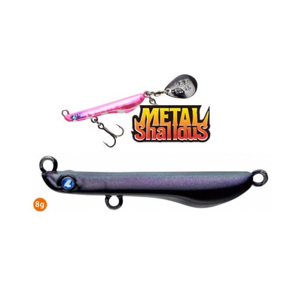 BlueBlue Metal Shalldus 8 4cm 8gr #17 Mussel Black Wobbler