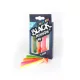 FIIISH 4 Stück 90mm Black Minnow Körper in leuchtenden Farben: Green/Orange - Orange/Yellow - Fluo Yellow - Kunststoffköder