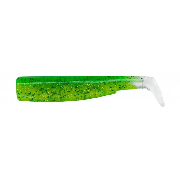 FIIISH 3 Stück 120mm Black Minnow Körper - Chartreuse Farbe Kunstköder